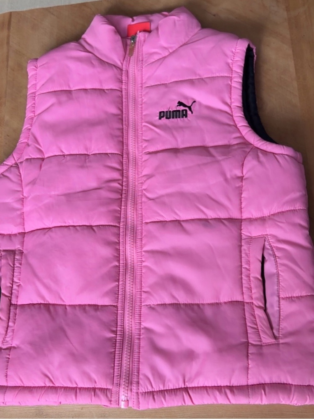 Puma Girls Pink and Black Jacket
